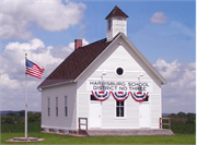 E7646 COUNTY HIGHWAY B, a Front Gabled school-one to six room, built in Troy, Wisconsin in 1892.