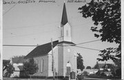 105  E HUDSON ST, a Early Gothic Revival church, built in Mazomanie, Wisconsin in 1874.