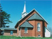 E4198 ST PAUL ROAD, a Early Gothic Revival house of worship, built in La Valle, Wisconsin in 1907.