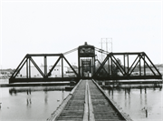 Abandoned Soo Line over the Fox River, a NA (unknown or not a building) bridge, built in Oshkosh, Wisconsin in 1904.