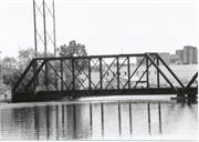 Abandoned Soo Line over the Fox River, a NA (unknown or not a building) bridge, built in Oshkosh, Wisconsin in 1904.