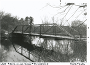 BURNT BRIDGE RD S AS IT CROSSES DUNCAN CREEK, a NA (unknown or not a building) pony truss bridge, built in Eagle Point, Wisconsin in 1906.