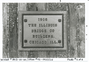 BURNT BRIDGE RD S AS IT CROSSES DUNCAN CREEK, a NA (unknown or not a building) bridge, built in Eagle Point, Wisconsin in 1906.