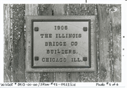 BURNT BRIDGE RD S AS IT CROSSES DUNCAN CREEK, a NA (unknown or not a building) pony truss bridge, built in Eagle Point, Wisconsin in 1906.