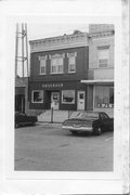 112 JANESVILLE ST, a Commercial Vernacular small office building, built in Oregon, Wisconsin in 1899.