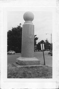 JANESVILLE ST AND MAIN ST, a NA (unknown or not a building) monument, built in Oregon, Wisconsin in 1920.