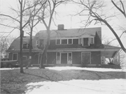 TYRANENA PARK, OVERLOOKING ROCK LAKE, OFF COUNTY HIGHWAY B, a Colonial Revival/Georgian Revival house, built in Lake Mills, Wisconsin in 1898.