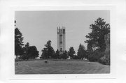 601 E BROADWAY, a Late Gothic Revival cemetery building, built in Monona, Wisconsin in 1937.