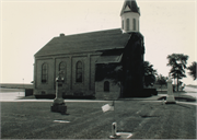 N7311 STATE HIGHWAY 32, a Romanesque Revival house of worship, built in Herman, Wisconsin in 1884.