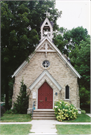 154 S SPRING ST, a Early Gothic Revival house of worship, built in Columbus, Wisconsin in 1871.