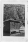 13479 NE DODGEWON RD, E SIDE OF BRULE RIVER, a Rustic Style bath house/restroom facility, built in Brule, Wisconsin in 1898.