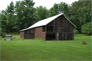 W5539 and W5565 County Rd MM, a Astylistic Utilitarian Building barn, built in Shelby, Wisconsin in 1998.