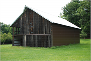W5539 and W5565 County Rd MM, a Astylistic Utilitarian Building barn, built in Shelby, Wisconsin in 1998.
