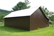 W5539 and W5565 County Rd MM, a Astylistic Utilitarian Building barn, built in Shelby, Wisconsin in 1998.