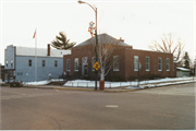 333 IOWA AVE, a Art Deco post office, built in Hayward, Wisconsin in 1942.