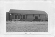 109 S Park St, a Italianate depot, built in Belleville, Wisconsin in 1888.