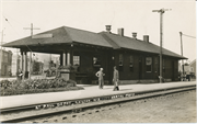 MAIN ST AT RR TRACKS, 200 FT E OF GRAND ST, a Craftsman depot, built in Chilton, Wisconsin in .