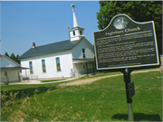 9340 Inglehart Rd, a Greek Revival church, built in Scott, Wisconsin in 1867.