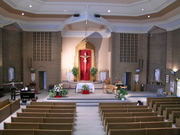 1100 ERIE ST, a Late Gothic Revival church, built in Racine, Wisconsin in 1924.