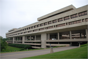 1800 NORTH POINT DR, a Brutalism large office building, built in Stevens Point, Wisconsin in 1974.