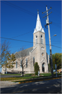 653 MILWAUKEE ST, a Late Gothic Revival church, built in Lomira, Wisconsin in 1905.