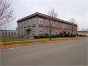 105 E 12th St, a Neoclassical/Beaux Arts industrial building, built in Clintonville, Wisconsin in 1911.