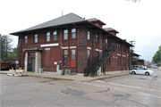 1625 DEPOT ST, a Prairie School depot, built in Stevens Point, Wisconsin in 1918.