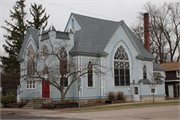 1700 STRONGS AVE, a Gothic Revival church, built in Stevens Point, Wisconsin in 1900.