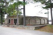BUKHOLT PARK ST, INTERSECTION WITH FRONT ST, a Rustic Style bath house/restroom facility, built in Stevens Point, Wisconsin in 1936.
