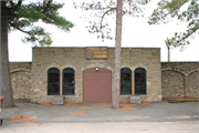 BUKHOLT PARK ST, INTERSECTION WITH FRONT ST, a Rustic Style bath house/restroom facility, built in Stevens Point, Wisconsin in 1936.