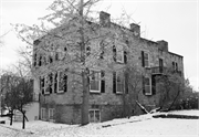 320 TOWER ST, a Federal house, built in Mineral Point, Wisconsin in 1854.