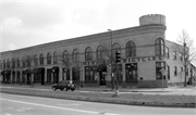 601-627 WILLIAMSON ST, a Romanesque Revival retail building, built in Madison, Wisconsin in 1898.