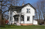 8024 200TH ST / US HIGHWAY 45, a Cross Gabled house, built in Bristol, Wisconsin in 1890.