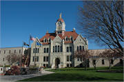 300 WASHINGTON ST, a Romanesque Revival courthouse, built in Oconto, Wisconsin in 1891.