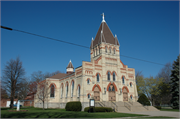 705 PARK AVE, a Early Gothic Revival church, built in Oconto, Wisconsin in 1870.