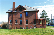 213 Lynn St, a Craftsman house, built in Baraboo, Wisconsin in 1908.