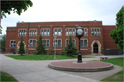 105 GARFIELD AVE, a Late Gothic Revival university or college building, built in Eau Claire, Wisconsin in 1914.