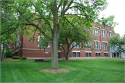 105 GARFIELD AVE, a Late Gothic Revival university or college building, built in Eau Claire, Wisconsin in 1914.