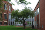 105 GARFIELD AVE, a Late Gothic Revival university or college building, built in Eau Claire, Wisconsin in 1914.