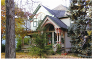 210 LAFLIN AVE, a Queen Anne house, built in Waukesha, Wisconsin in 1904.