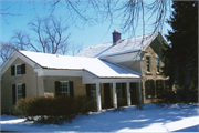 W 204 N 7776 LANNON RD, a Greek Revival house, built in Menomonee Falls, Wisconsin in 1855.