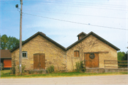 300 BLOCK PRATT RD, a Astylistic Utilitarian Building warehouse, built in Monticello, Wisconsin in 1888.