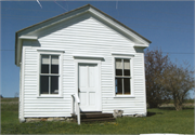 COUNTY HIGHWAY YZ, a Greek Revival house of worship, built in Dodgeville, Wisconsin in 1861.