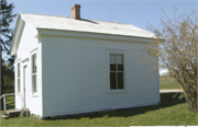 COUNTY HIGHWAY YZ, a Greek Revival house of worship, built in Dodgeville, Wisconsin in 1861.