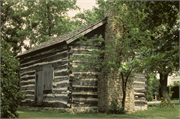 Halverson Log Cabin, a Building.