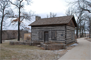 Halverson Log Cabin, a Building.