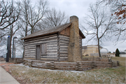 Halverson Log Cabin, a Building.