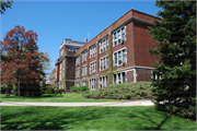 800 ALGOMA BLVD, a Late Gothic Revival university or college building, built in Oshkosh, Wisconsin in 1916.