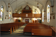 653 MILWAUKEE ST, a Late Gothic Revival church, built in Lomira, Wisconsin in 1905.