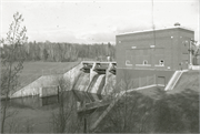 .25 MI BEYOND RIGHT FORK OFF COUNTY HIGHWAY K 3 MI N OF INTERS W/ COUNTY HIGHWAY E, a Astylistic Utilitarian Building public utility/power plant/sewage/water, built in Trego, Wisconsin in 1926.